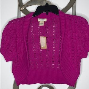 Arizona.. Ulta pink short cardigan